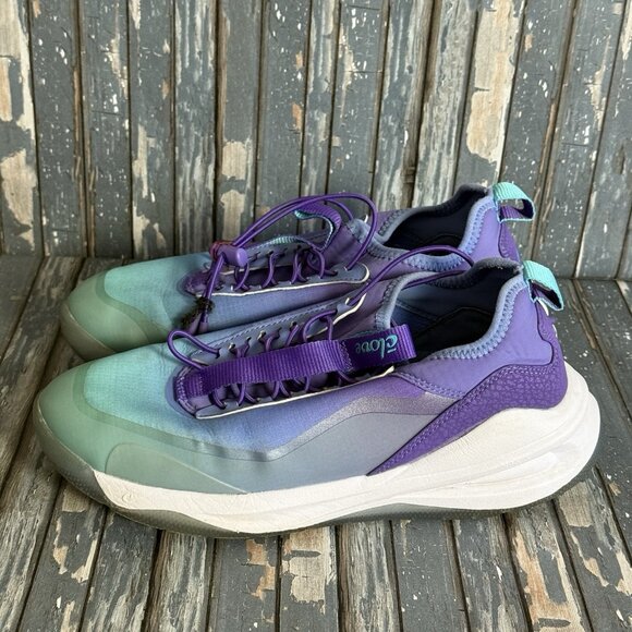 Clove Shoes Womens Size 8 Purple Blue Comfort Athletic Sneaker Nurse Workwear - Picture 4 of 9